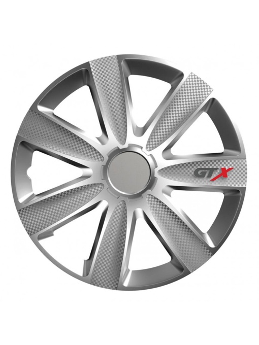 Set 4 capace roti model GTX 17" - CARBON & SILVER
