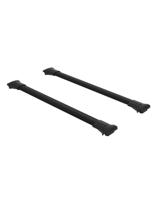 Set bare transversale portbagaj Turtle Air-v9, culoare neagra, dedicate pentru PEUGEOT BIPPER VAN 08- ,sistem prindere pe bare longitudinale