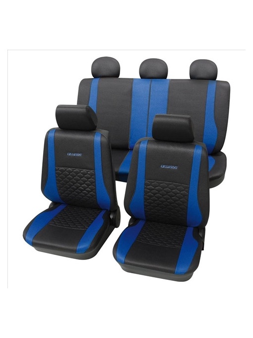 Set Complet Huse Scaune (Fata-Spate) Albastru -Exclusive- Petex