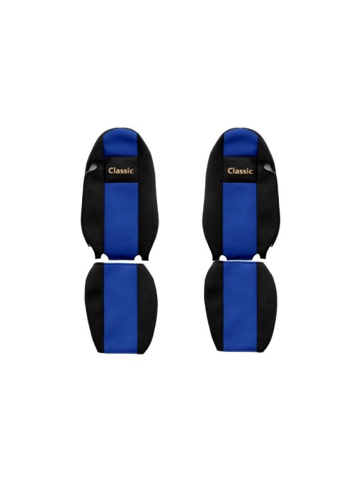 Set huse scaun camion, F-core, Classic, pentru IVECO STRALIS, albastru