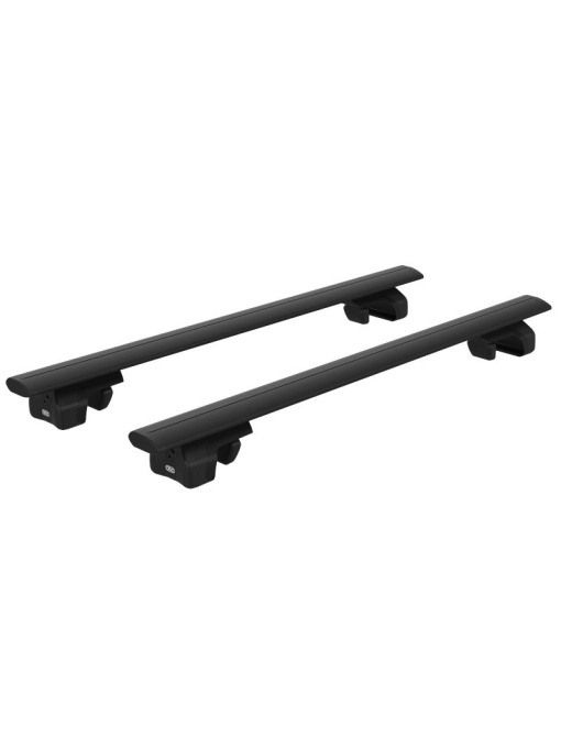 Bare transversale din aluminiu Cruz Airo Black pentru Chevrolet Spark 2009-2015 cu bare longitudinale
