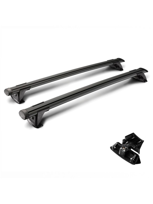 Bare transversale Yakima ThruBar Black dedicate pentru Audi A6/S6/RS6 Allroad 2006-2012