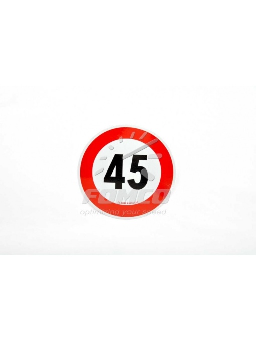 Indicator auto reflectorizant limită viteză 45km