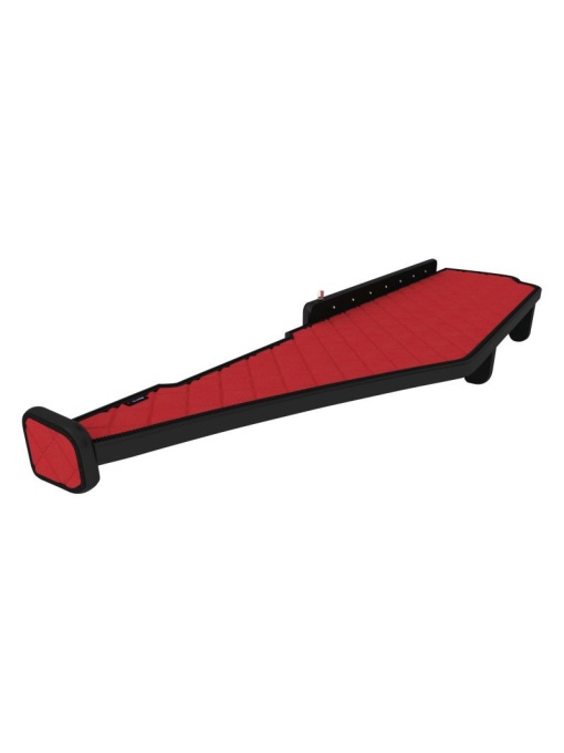 Masa bord, F-CORE, cu led, model lung, cabina 250 cm, pentru MERCEDES ACTROS MP4 / MP5, 2011+, Rosu