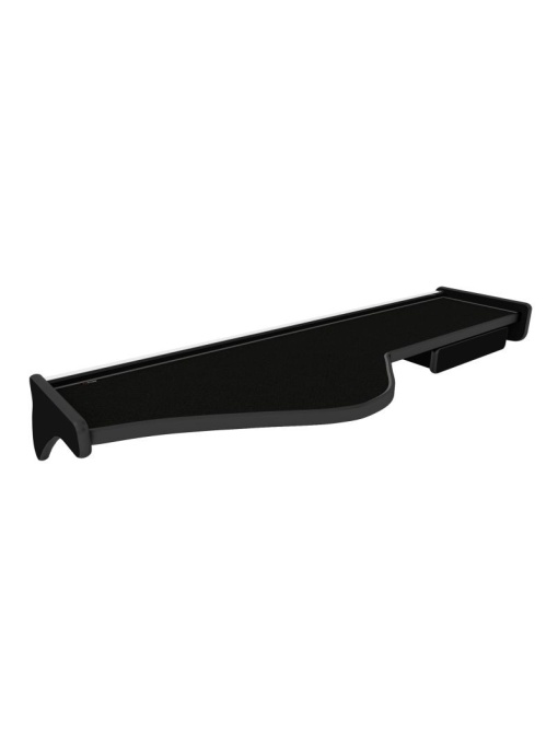 Masa bord, F-CORE, model lung, cu sertar, pentru VOLVO FH, FH 16, FM, 2003+, Negru/ Gri