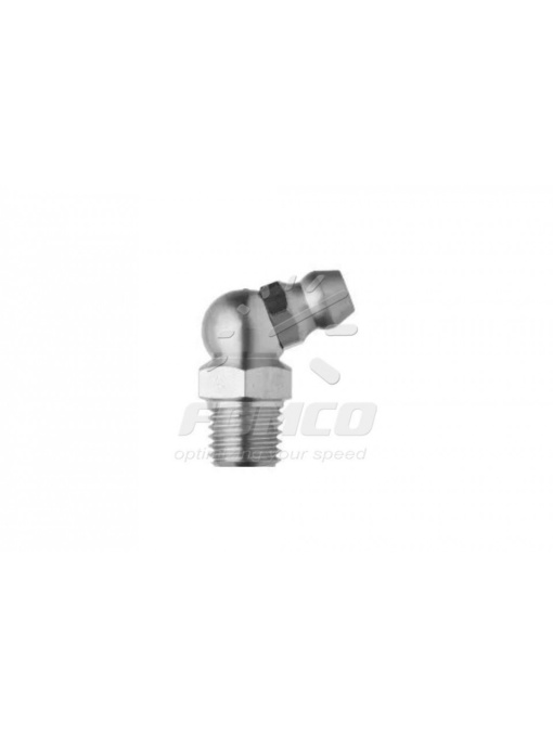 Niplu de gresare M10 cu cap sferic 45 grade