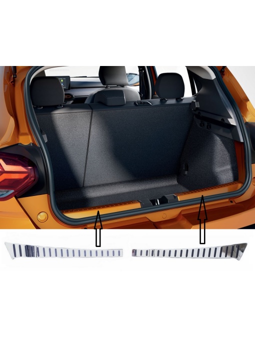 Sandero III / Stepway III - Ornament protectie portbagaj Glossy Chrome