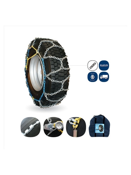 Set lanturi antiderapante camion VERIGA Max Bus MB 310, R22.5-24, grosime lant 7 mm, din otel