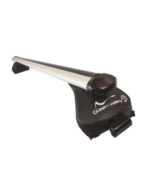 Bare transversale Green Valley Quick CC Aluminiu pentru Volvo XC60 2008-2013 cu bare longitudinale integrate