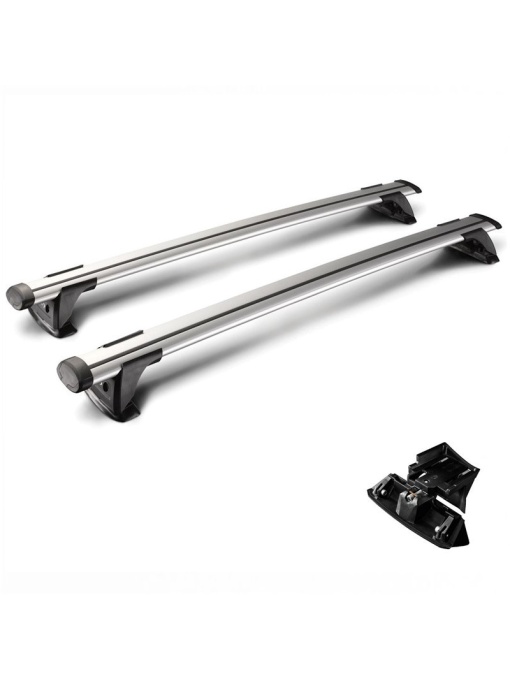 Bare transversale Yakima ThruBar Silver dedicate pentru Ssangyong Korando 2014-2019