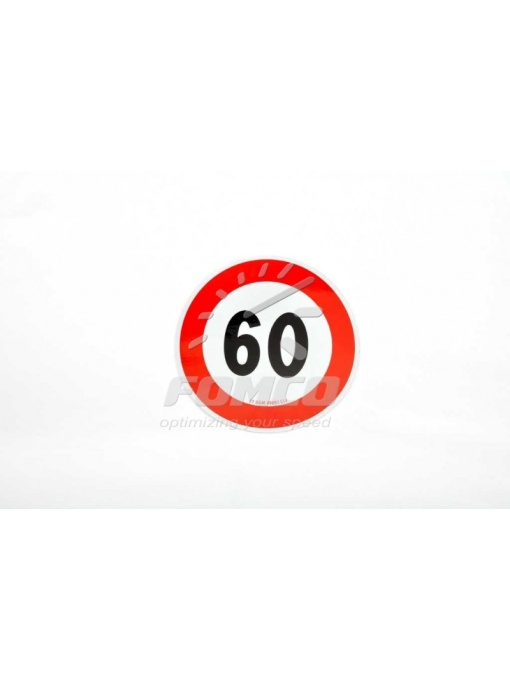 Indicator auto reflectorizant limită viteză 60km