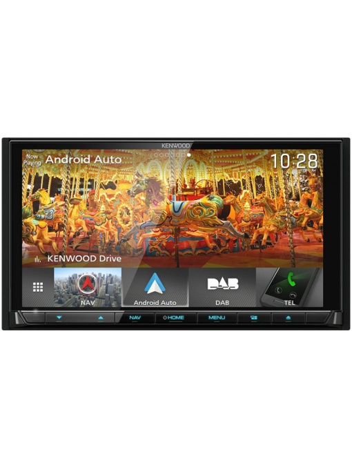 Kenwood dnx9180dabs sistem 2din cu dvd, navigatie, control smartphone si ecran de 6.8" hd