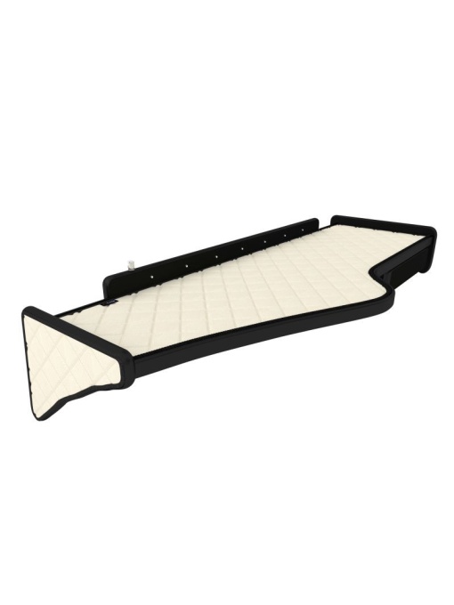 Masa bord, F-CORE, cu led si sertar, model lung, pentru SCANIA P, G, R, T, 2004+, Bej