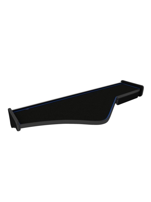 Masa bord, F-CORE, model lung, cu sertar, pentru RENAULT PREMIUM 2, 2005+, Negru/ Albastru