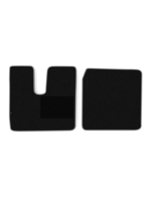 Set 2 covorase camion F-Core, velur, pentru MAN TGX, 2007+, Negru - Gri