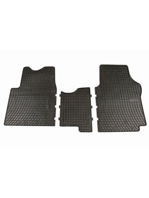 Set 3 covorase auto MAMMOOTH, Cauciuc, pentru OPEL VIVARO B 2014+ BUS, Negru