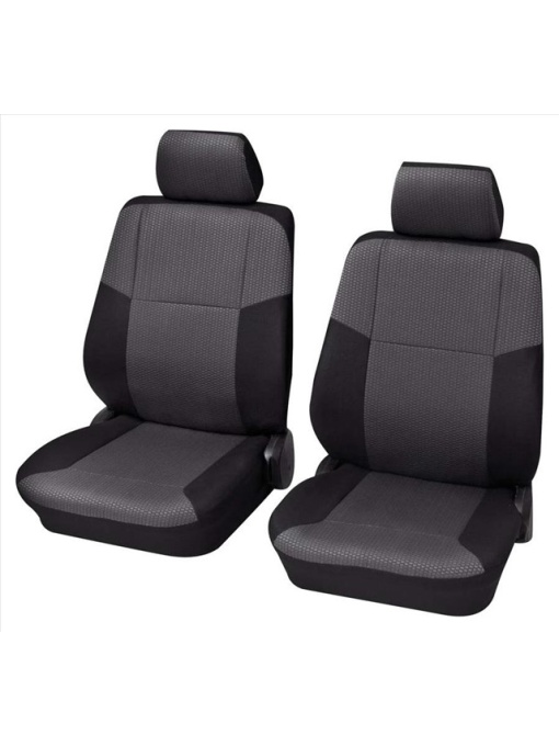 Set Huse Scaune Fata (2 Locuri) Negru -Sylt- Petex