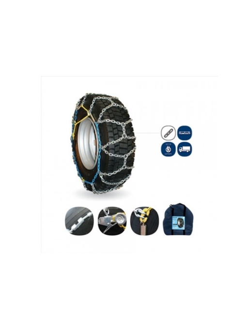 Set lanturi antiderapante camion VERIGA Max Bus MB 370, grosime lant 7 mm, R20-24, din otel