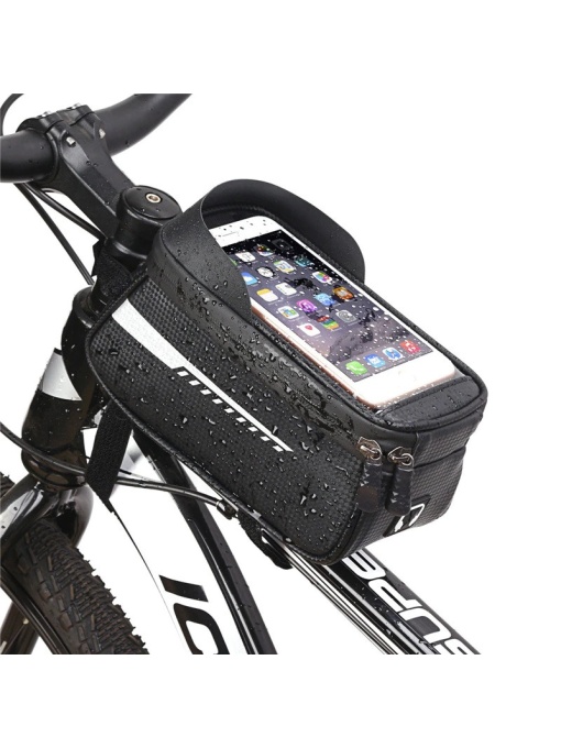 Suport Telefon IMPERMEABIL tip Geanta, montaj pe Motocicleta sau Bicicleta