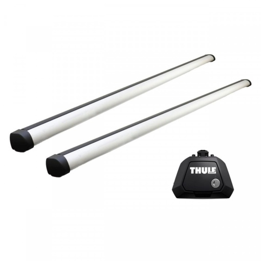 Bare transversale Thule Evo Raised Rail Profesional dedicate pentru Volkswagen T5 Transporter, model 2009-2015 cu puncte fixe