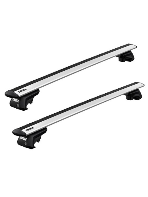 Bare transversale Thule WingBar Evo Raised Silver dedicate pentru Hyundai ix25 / Creta / Cantus 2014-2018 cu bare longitudinale inaltate