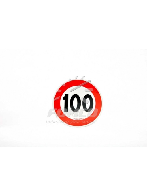 Indicator auto reflectorizant limitare viteză 100km