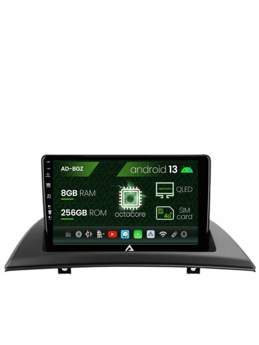 Navigatie BMW X3 E83 (2003-2010), Android 13, Z-Octacore , 8GB RAM , 256GB ROM, 9 Inch - AD-BGZ9008,AD-BGRKIT395