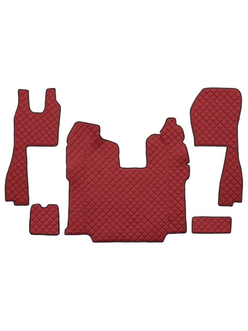 Set covorase/presuri F-CORE, Scania R Automat, culoare rosu, piele ecologica, an fabricatie 2010-2016