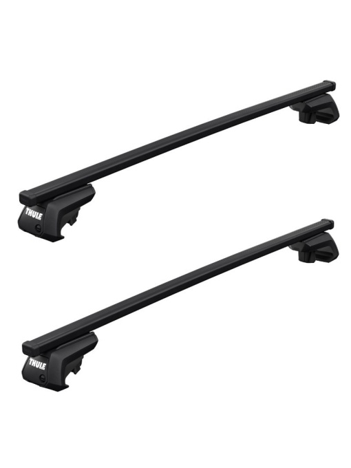 Bare transversale Thule Evo Raised Rail Squarebar dedicate pentru Hyundai ix25 / Creta / Cantus 2014-2018 cu bare longitudinale inaltate