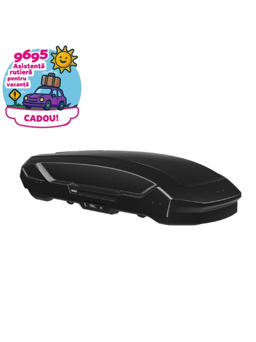 Cutie portbagaj Thule Motion 3 M, deschidere dubla, negru lucios 400 l, 175x84x44cm