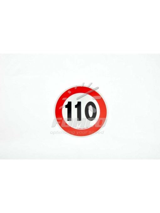 Indicator auto reflectorizant limitare viteză 110km
