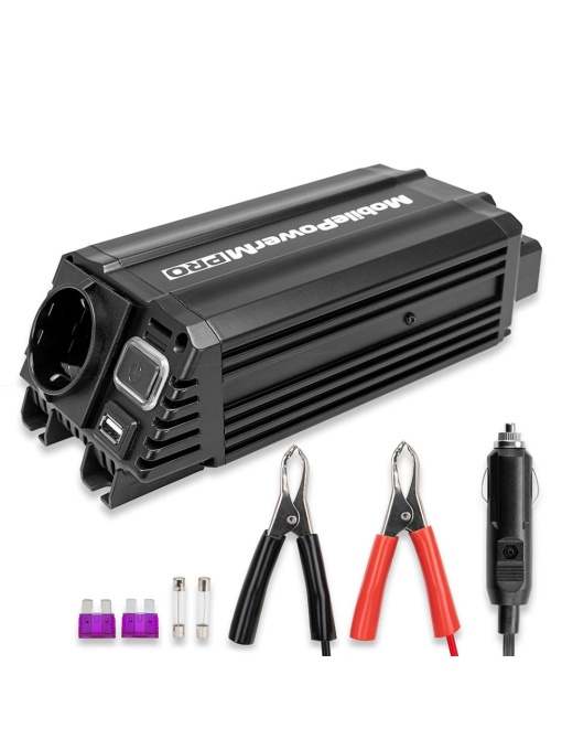 Invertor tensiune Premium 12V =>230 V 300W + USB HEYNER® Mobile Power S PRO