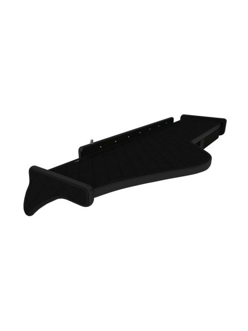 Masa bord, F-CORE, cu led si sertar, model lung, pentru VOLVO FH, FH 16, FM, 2003+, Negru