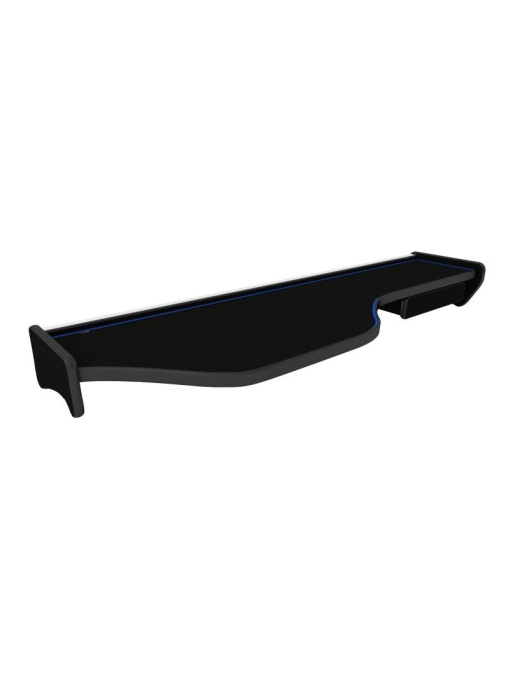 Masa bord, F-CORE, model lung, cu sertar, pentru DAF XF 95, 2002-2006, Negru/ Albastru