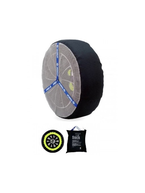 Set 2 huse antiderapante VERIGA Car Sock 69-7V, R13-R15, material textil, geanta transport, pentru autoturisme