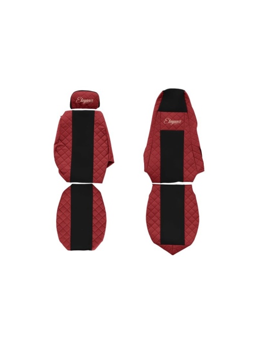 Set huse scaune compatibil cu Scania R, G si P (01.2005-12.2016), Rosu