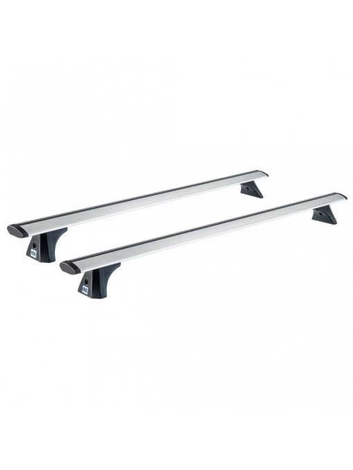 Bare transversale din aluminiu CRUZ Airo X pentru Audi A4 (B9/8W), 4 usi, model 2015-2019 cu plafon normal