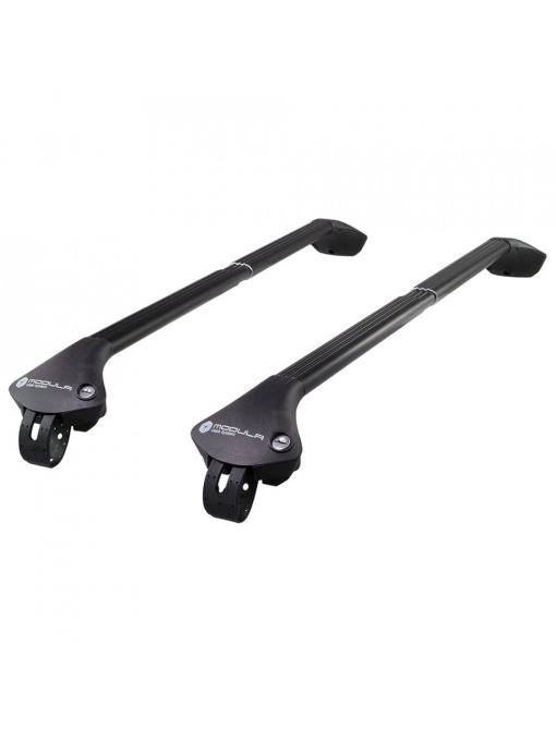 Bare transversale Modula Oval Bar Aperto negre, compatibile cu Mg ZT-T Station Wagon 2001-2005 cu bare longitudinale