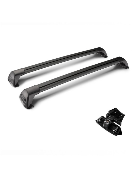 Bare transversale Yakima FlushBar Black dedicate pentru Audi A4/S4/RS4 Allroad 2009-2015
