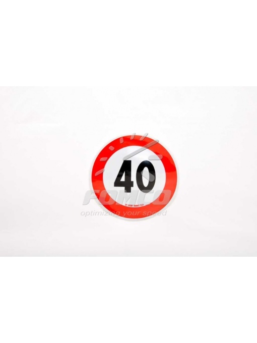 Indicator auto reflectorizant limitare viteză 40km