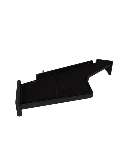 Masa bord, F-CORE, cu led, model lung, pentru FORD F-MAX, 2018+, Negru/ Rosu