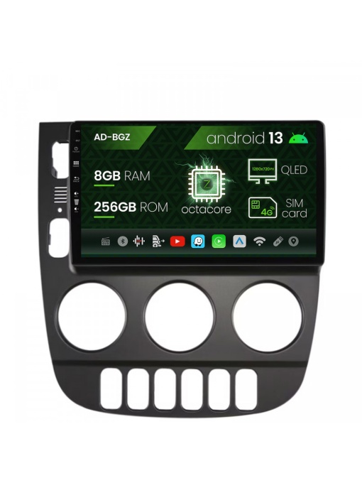 Navigatie Mercedes Benz ML W163 (1998-2005), Android 13, Z-Octacore , 8GB RAM , 256GB ROM, 9 Inch - AD-BGZ9008,AD-BGRKIT405V2