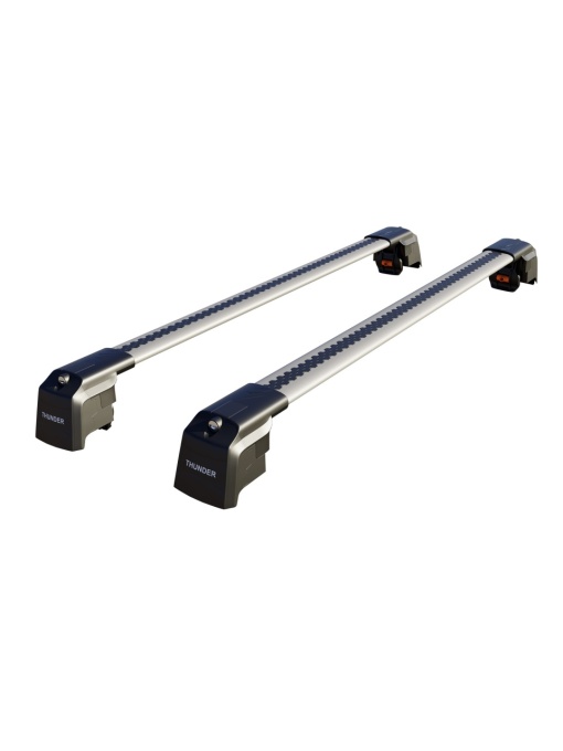 Set bare transversale portbagaj de tip Wingbar, TRX2-88-92, Culoare argintie, dedicate pentru OPEL CROSSLAND X 2017-2020
