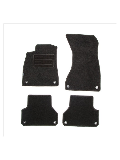 Set covorase auto tip mocheta PETEX 11267402PX, model REX, culoare grafit, pentru AUDI A4, 10.2015-, AUDI A5 Sportback, 2017-