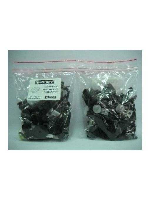 A507208 Sfnbb Set Agrafe Montaj Bara Fata + Aripi Passat 2000-2005 Restagraf