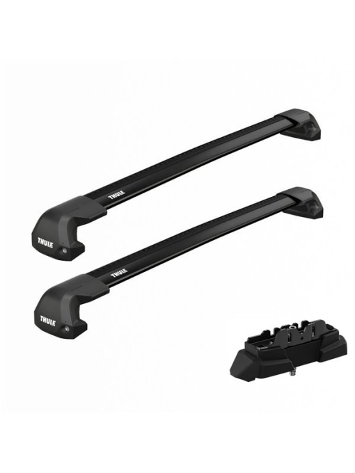 Bare transversale Thule WingBar Edge Clamp Black dedicate pentru Opel Combo (D), model 2014-2018 cu puncte fixe