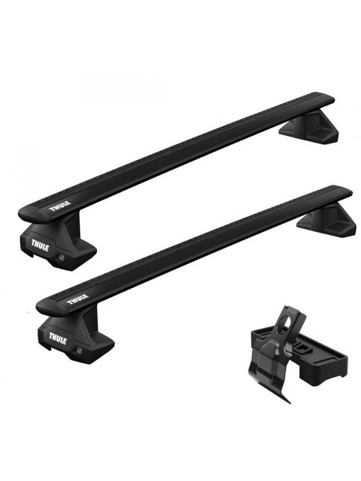 Bare transversale Thule WingBar Evo Clamp Black dedicate pentru Daihatsu Materia, 5 usi, model 2006-2016 cu plafon normal