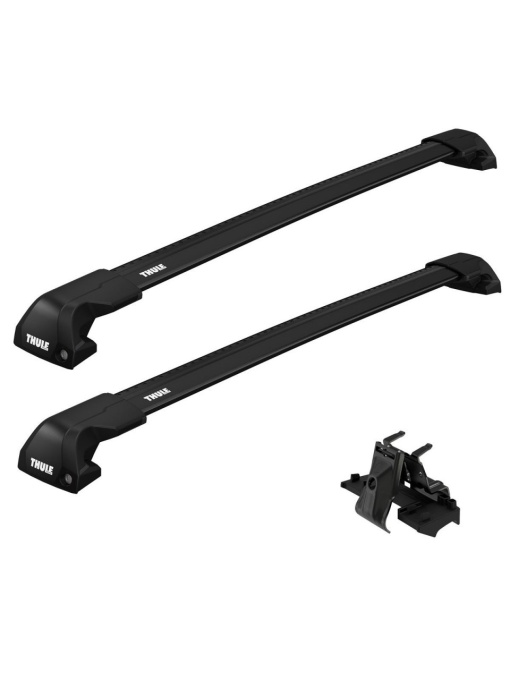Bare transversale Thule WingBar Evo Flush Edge Black dedicate pentru BMW X4 (F26) 2014-2018 cu bare longitudinale integrate