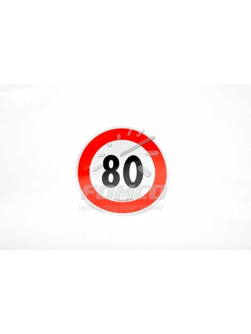 Indicator auto reflectorizant limitare viteză 80km