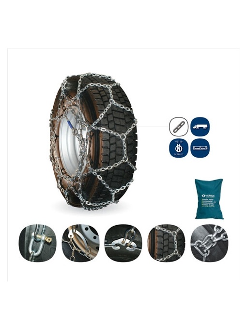 Lanturi antiderapante camion VERIGA ARKTIK A 40, R22-24, grosime lant 7 mm, din otel